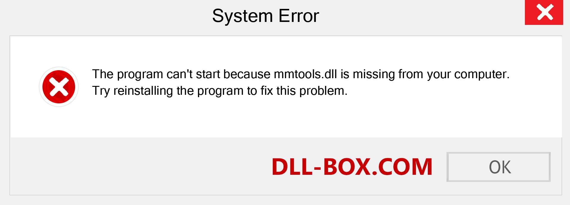  mmtools.dll file is missing?. Download for Windows 7, 8, 10 - Fix  mmtools dll Missing Error on Windows, photos, images