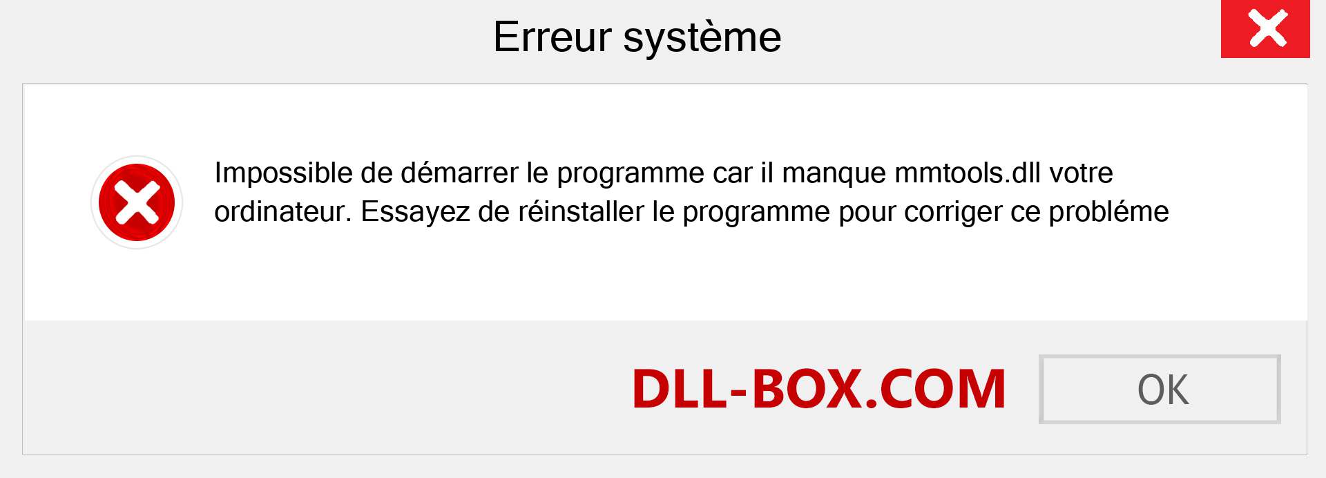 Le fichier mmtools.dll est manquant ?. Télécharger pour Windows 7, 8, 10 - Correction de l'erreur manquante mmtools dll sur Windows, photos, images